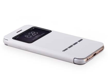 Momax Flip View Case for iPhone 6s/6 - Pearl White