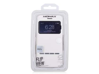 Momax Flip View Case for iPhone 6s/6 - Pearl White