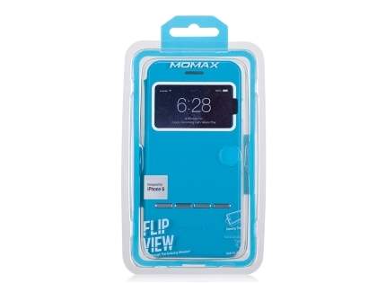 Momax Flip View Case for iPhone 6s Plus/6 Plus - Sky Blue