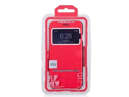 Momax Flip View Case for iPhone 6s Plus/6 Plus - Coral