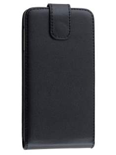 Synthetic Leather Flip Case for Samsung Galaxy A5 (2014) - Classic Black