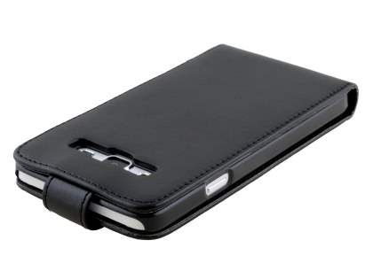 Synthetic Leather Flip Case for Samsung Galaxy A5 (2014) - Classic Black