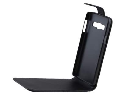 Synthetic Leather Flip Case for Samsung Galaxy A5 (2014) - Classic Black