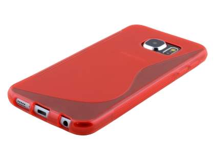 Wave Case for Samsung Galaxy S6 - Frosted Red/Red