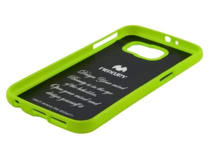 Mercury Goospery Glossy Gel Case for Samsung Galaxy S6 - Lime Green