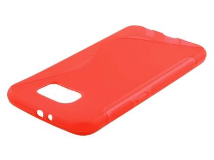 Wave Case for Samsung Galaxy S6 - Frosted Red/Red