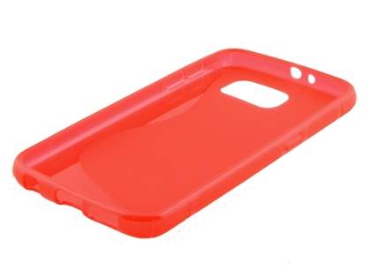 Wave Case for Samsung Galaxy S6 - Frosted Red/Red