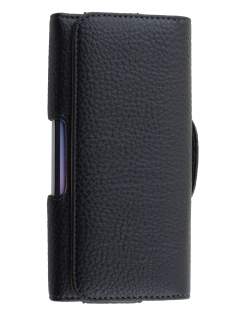 Textured Synthetic Leather Belt Pouch - Mobile Only - Belt Pouch