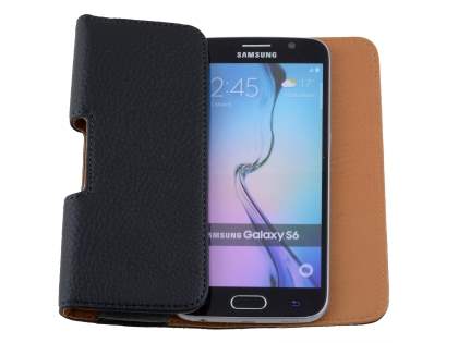 Textured Synthetic Leather Belt Pouch - Mobile Only