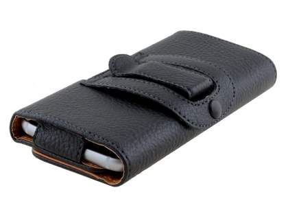 Textured Synthetic Leather Belt Pouch - Mobile Only