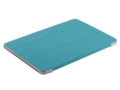 Book-Style Case with Stand for Samsung Galaxy Note 10.1 (2014 Edition) - Teal/Frosted Clear