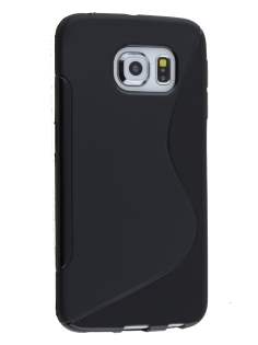 Wave Case for Samsung Galaxy S6 Edge - Frosted Black/Black Soft Cover