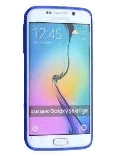 Mercury Goospery Glossy Gel Case for Samsung Galaxy S6 Edge - Blue