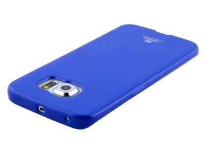 Mercury Goospery Glossy Gel Case for Samsung Galaxy S6 Edge - Blue