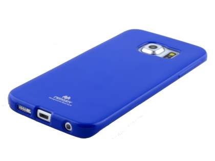 Mercury Goospery Glossy Gel Case for Samsung Galaxy S6 Edge - Blue