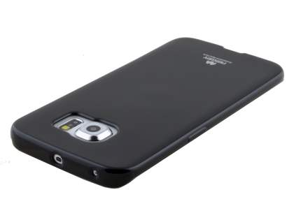 Mercury Goospery Glossy Gel Case for Samsung Galaxy S6 Edge - Classic Black