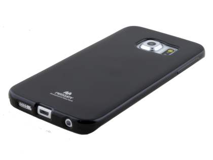 Mercury Goospery Glossy Gel Case for Samsung Galaxy S6 Edge - Classic Black
