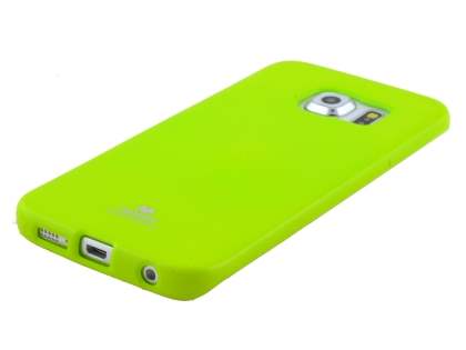 Mercury Goospery Glossy Gel Case for Samsung Galaxy S6 Edge - Lime