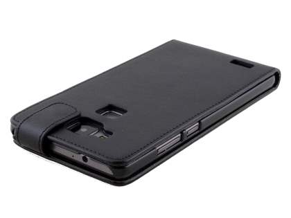 Huawei Ascend Mate7 Synthetic Leather Flip Case - Black