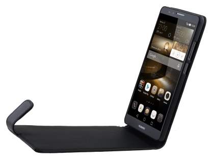 Huawei Ascend Mate7 Synthetic Leather Flip Case - Black
