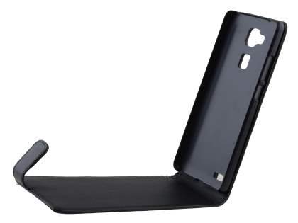 Huawei Ascend Mate7 Synthetic Leather Flip Case - Black
