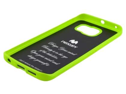Mercury Goospery Glossy Gel Case for Samsung Galaxy S6 Edge - Lime