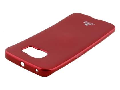 Mercury Goospery Glossy Gel Case for Samsung Galaxy S6 Edge - Red