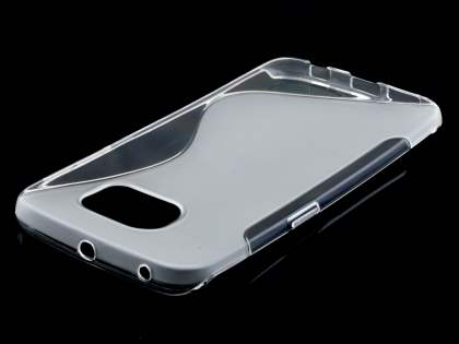 Wave Case for Samsung Galaxy S6 Edge - Frosted Clear/Clear