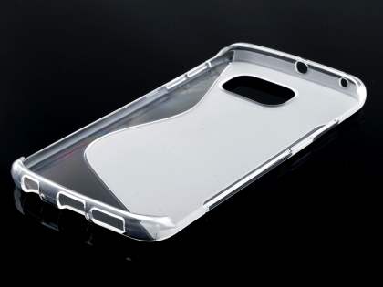 Wave Case for Samsung Galaxy S6 Edge - Frosted Clear/Clear