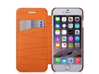 Momax Elite Premium Flip Cover for iPhone 6s/6 - Brown