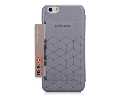 Momax Elite Premium Flip Cover for iPhone 6s/6 - Dim Grey