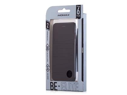 Momax Elite Premium Flip Cover for iPhone 6s/6 - Classic Black