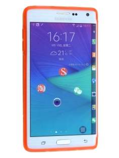 Wave Case for Samsung Galaxy Note Edge - Frosted Orange/Orange