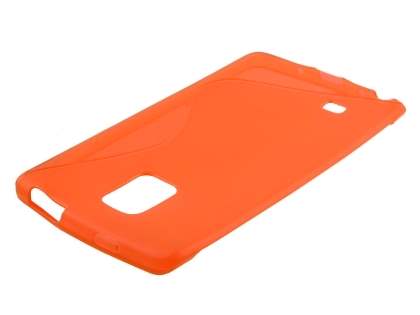 Wave Case for Samsung Galaxy Note Edge - Frosted Orange/Orange