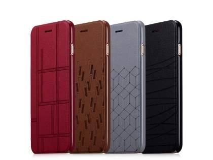 Momax Elite Premium Flip Cover for iPhone 6s Plus/6 Plus - Red