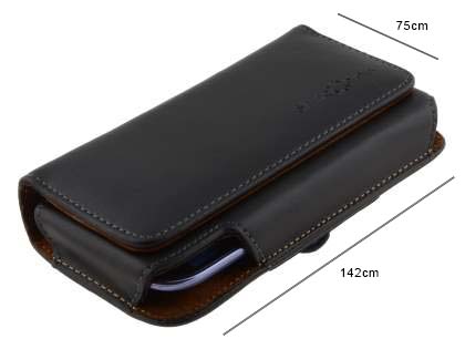Extra-tough Genuine Leather ShineColours belt pouch - Mobile Only