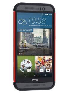 Impact Case for HTC One M9 - Red/Black