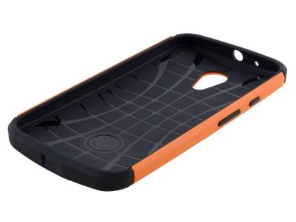 Impact Case for Motorola Moto G 2nd Gen - Orange/Black