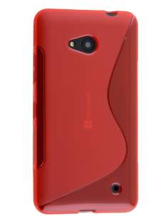 Wave Case for Microsoft Lumia 640 - Frosted Red/Red Soft Cover