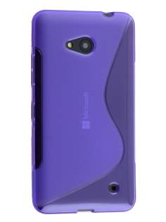 Wave Case for Microsoft Lumia 640 - Frosted Purple/Purple Soft Cover