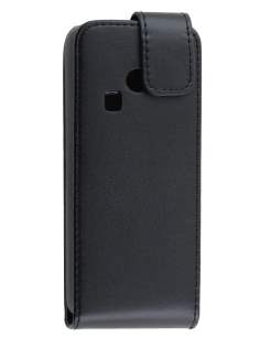 Synthetic Leather Flip Case for Nokia 220 - Classic Black Synthetic Leather Flip Case for Nokia 220 - Classic Black