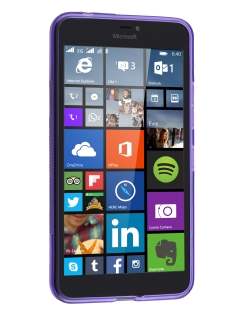 Wave Case for Microsoft Lumia 640 XL - Frosted Purple/Purple