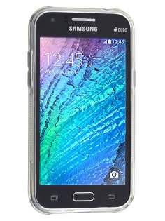 Wave Case for Samsung Galaxy J1 (2015) - Frosted Clear/Clear
