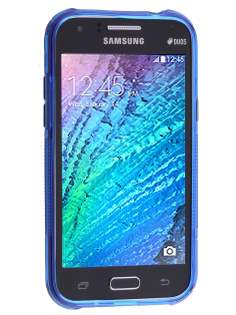 Wave Case for Samsung Galaxy J1 (2015) - Frosted Blue/Blue