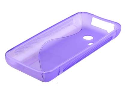 Wave Case for Nokia 220 - Frosted Purple/Purple