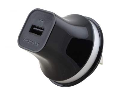 Momax XC Travel 2.1A USB-A Charger - Classic Black