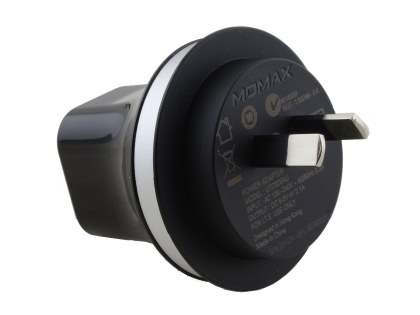 Momax XC Travel 2.1A USB-A Charger - Classic Black
