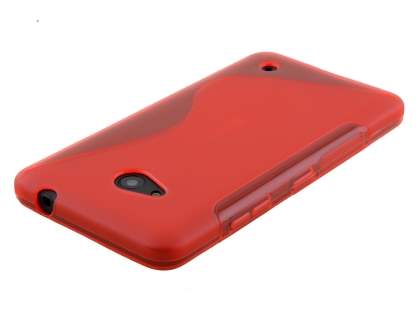 Wave Case for Microsoft Lumia 640 - Frosted Red/Red