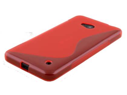 Wave Case for Microsoft Lumia 640 - Frosted Red/Red