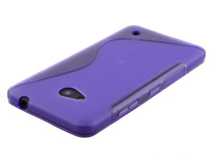 Wave Case for Microsoft Lumia 640 - Frosted Purple/Purple